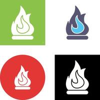 diseño de icono de fuego vector