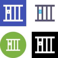 Jail Icon Design vector