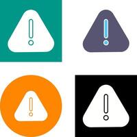Warning Icon Design vector