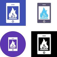 Fire Icon Design vector