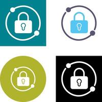 Pad Lock Icon Design vector