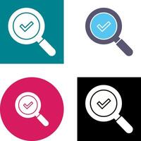 Magnifying Glass Icon Design vector