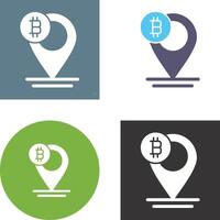 Bitcoin Placeholder Icon Design vector