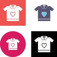 T Shirt Icon Design vector