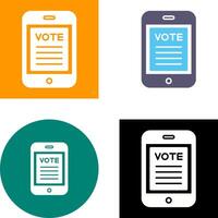 Vote Icon Design vector