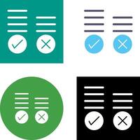 Voting Result Icon Design vector
