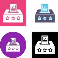 Ballot Icon Design vector