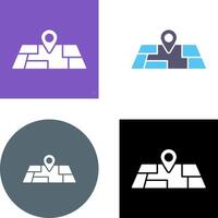 Map Icon Design vector
