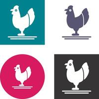 aves de corral icono diseño vector