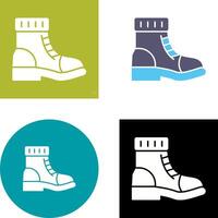 diseño de icono de botas vector