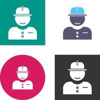 Worker Icon Design vector