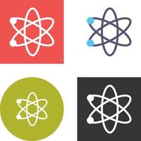 Atom Icon Design vector