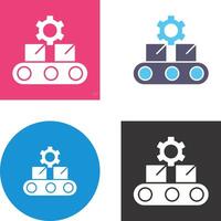 Conveyor Belt Icon Design vector