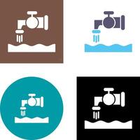 Water House Icon Design vector