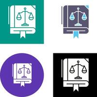 Law Icon Design vector