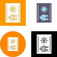 Electricity Icon Design vector