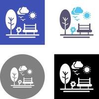 Park Icon Design vector