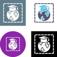 Earth Icon Design vector