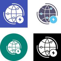 Globe Earth Icon Design vector