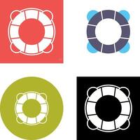 Life Preserver Icon Design vector