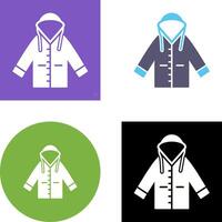 Raincoat Icon Design vector