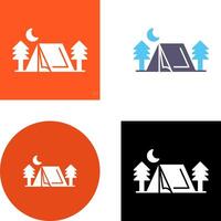 Tent Icon Design vector