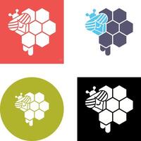 Honeycomb Icon Design vector