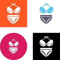 Bikini Icon Design vector