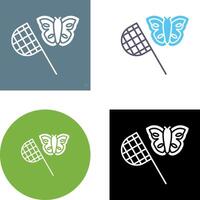 Butterfly Catcher Icon Design vector