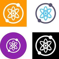 Proton Icon Design vector