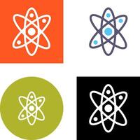 Atom Icon Design vector