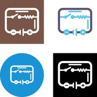 Electrical Circuit Icon Design vector