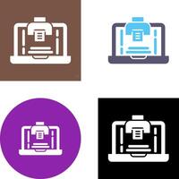 Print Icon Design vector