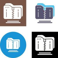 Compressed Icon Design vector