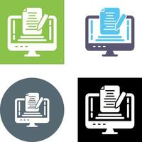 Note Icon Design vector