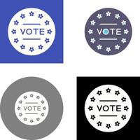Vote Icon Design vector