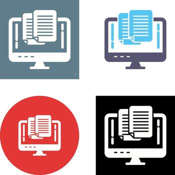 Paste Icon Design vector