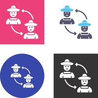 Connect Icon Design vector
