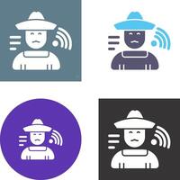 Farmer Icon Design vector