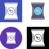 Chips Icon Design vector