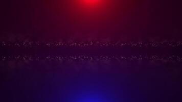 abstrakt Gradient Hintergrund mit Licht Bewegung von glänzend Partikel. nahtlos Schleife 4k video