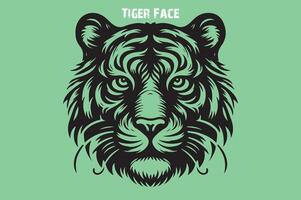 It's a stylish tiger face illustration free Download vector