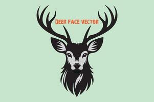 Deer Face Illustration Free Download vector