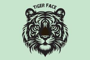 It's a stylish tiger face illustration free Download vector