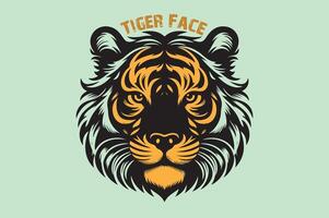 It's a stylish tiger face illustration free Download vector