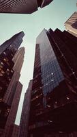 ser upp på skyskrapor i ny york stad video