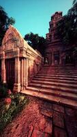 Staircase Leading to Ancient Cambodian Temple video