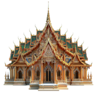 das Evolution von thailändisch Tempel ein Verschmelzung von alt und Neu png