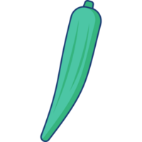 grön ocra illustration isolerat transparent bakgrund png