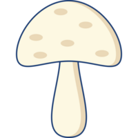 Mushroom Illustration Isolated Transparent Background png